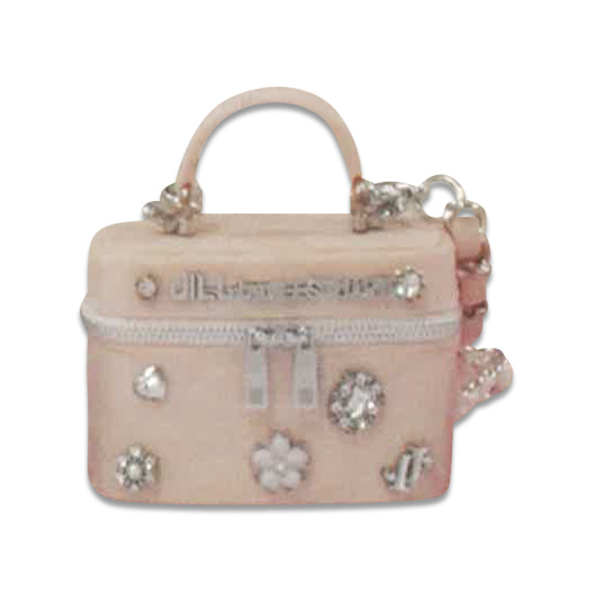 JILL by JILLSTUART ブローチバニティバッグ ピンクベージュ JILL by JILLSTUART ブローチバニティバッグ ピンクベージュ ブローチ