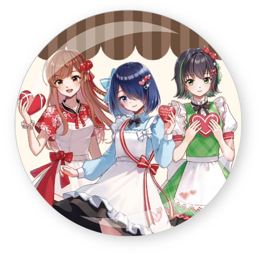 E賞 バレンタイン♥缶バッジ(全4種)