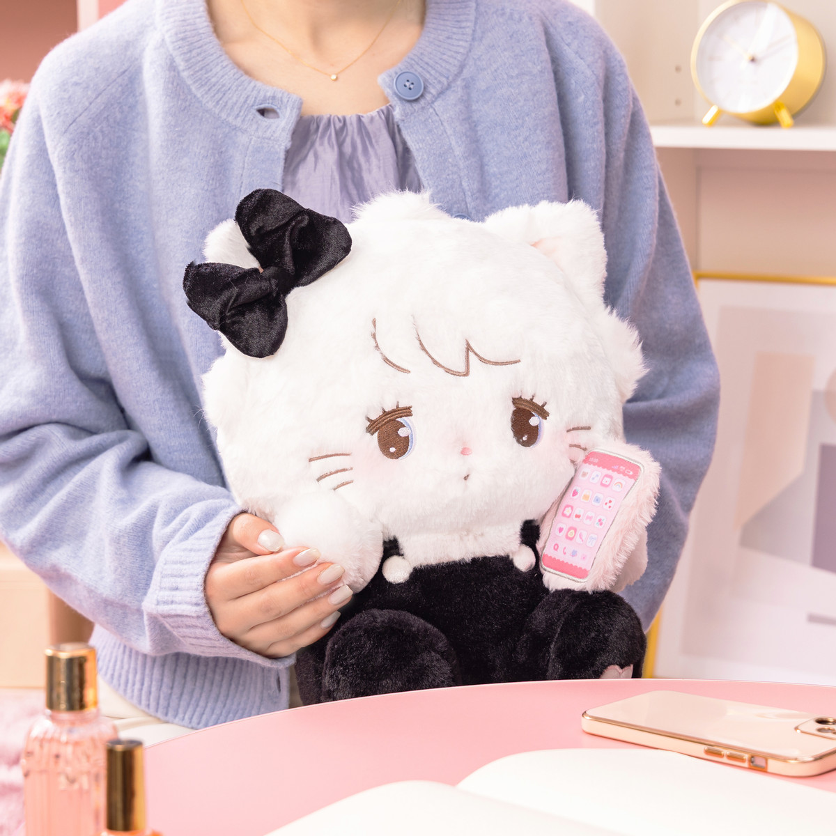 Lil ala modeファンシー♡ブラックくじ - グレイ・パーカー・サービス