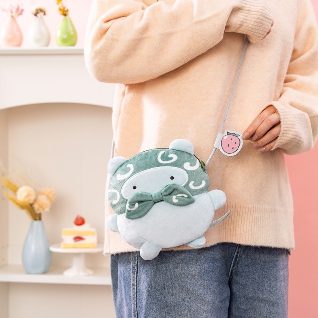 ホワイトタイガーとブラックタイガー とらえびぬいぐるみくじ - グレイ