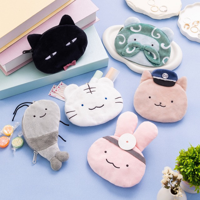 ホワイトタイガーとブラックタイガー とらえびぬいぐるみくじ - グレイ