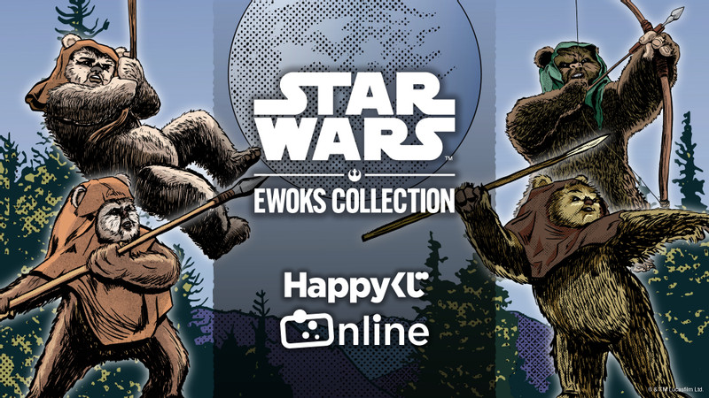 ▽Happyくじ / STAR WARS™『EWOKS』【販売中】 - Happyくじオンライン