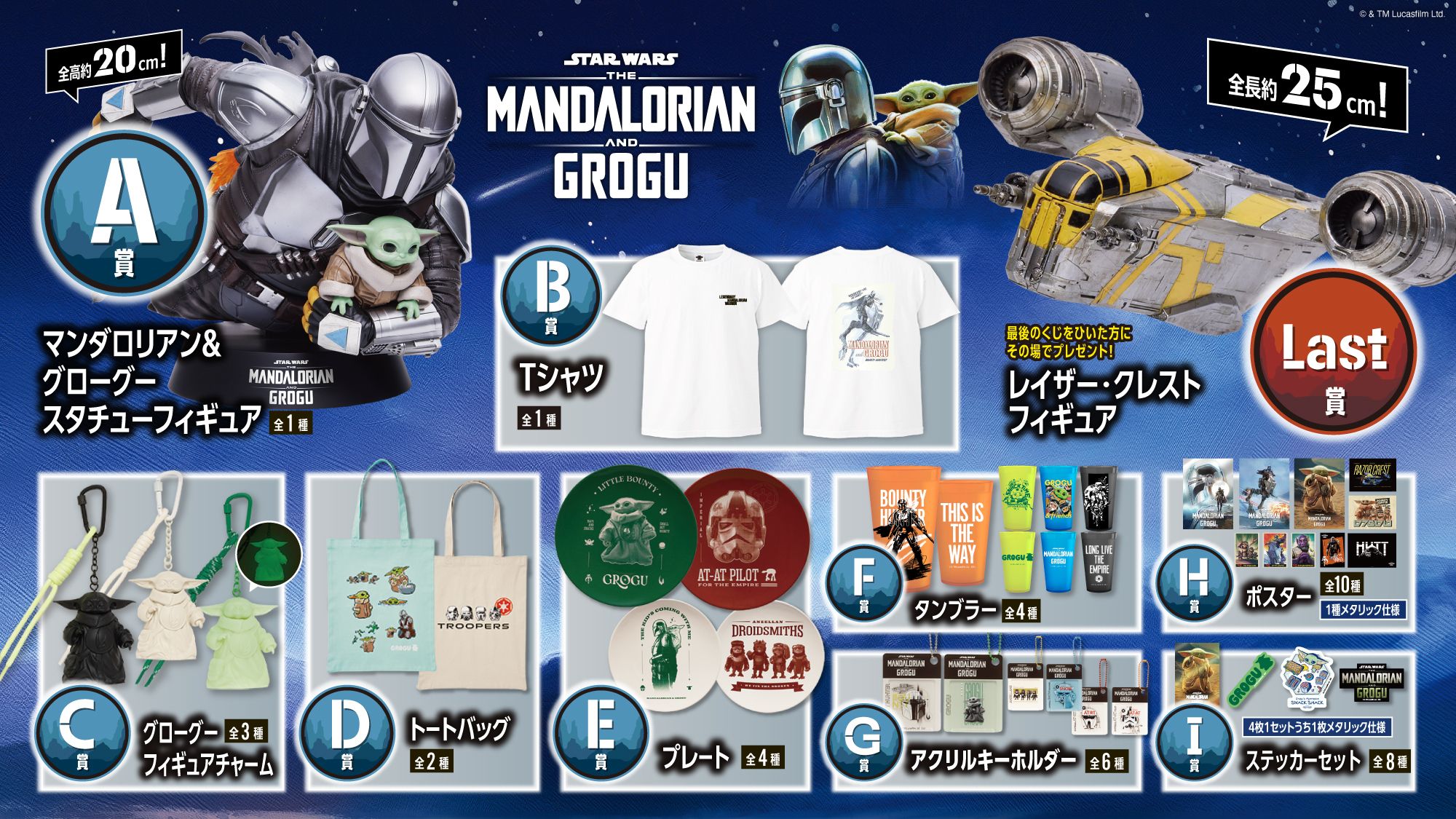 272】Happyくじ / STAR WARS™ 『マンダロリアン・アンド・グローグー
