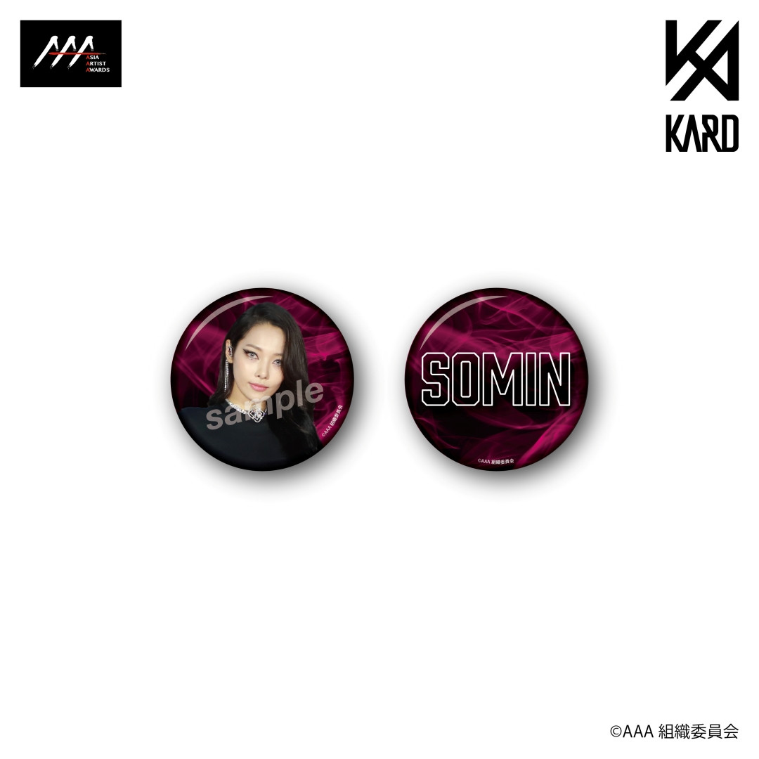 C賞 缶バッジ2個セット KARD(全4種)