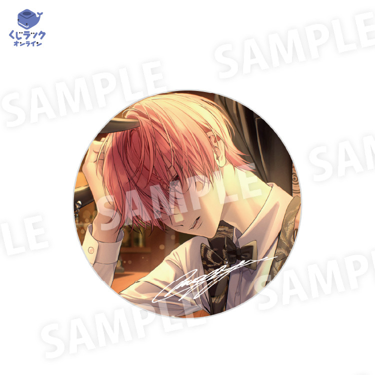D賞 缶バッジ(複製サイン入り)(全5種)