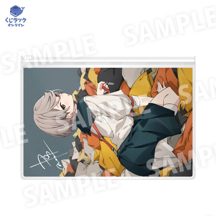 B賞 天チャックポーチ(キャラ複製サイン入り)(全5種)