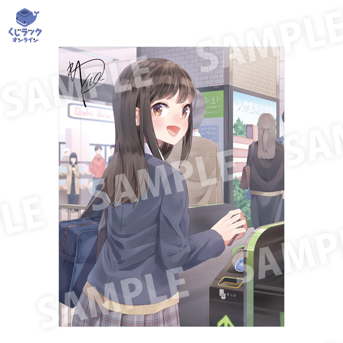 A賞 描き下ろし絵柄使用 キャンバスボード(複製サイン入り)