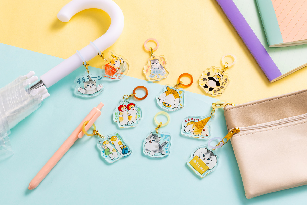 mofusand ゆらゆらにゃんこなめじるしアクリルチャーム （全10種