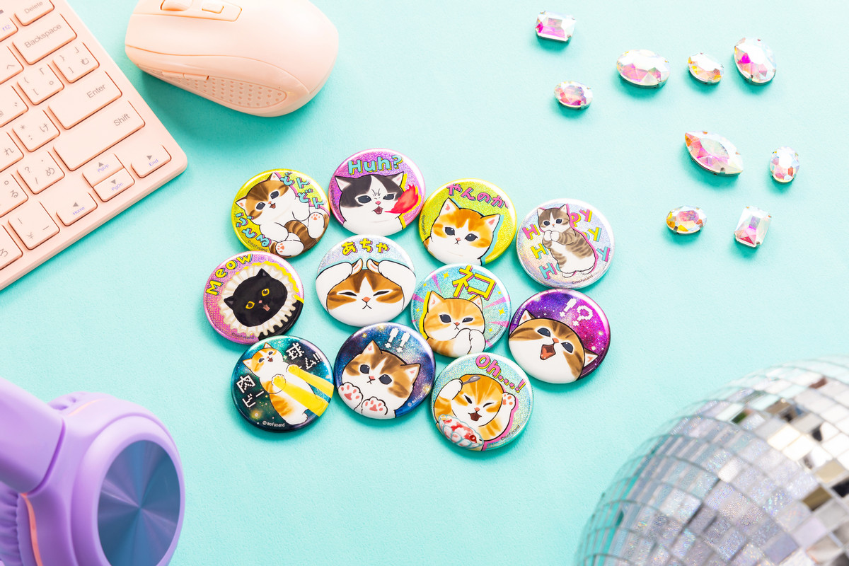 ピンズ・ピンバッジ・缶バッジ meow バッジ・ピンズ