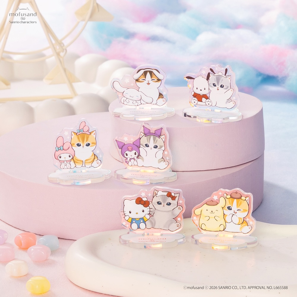 mofusand×サンリオキャラクターズ トレーディングアクリルスタンド（全