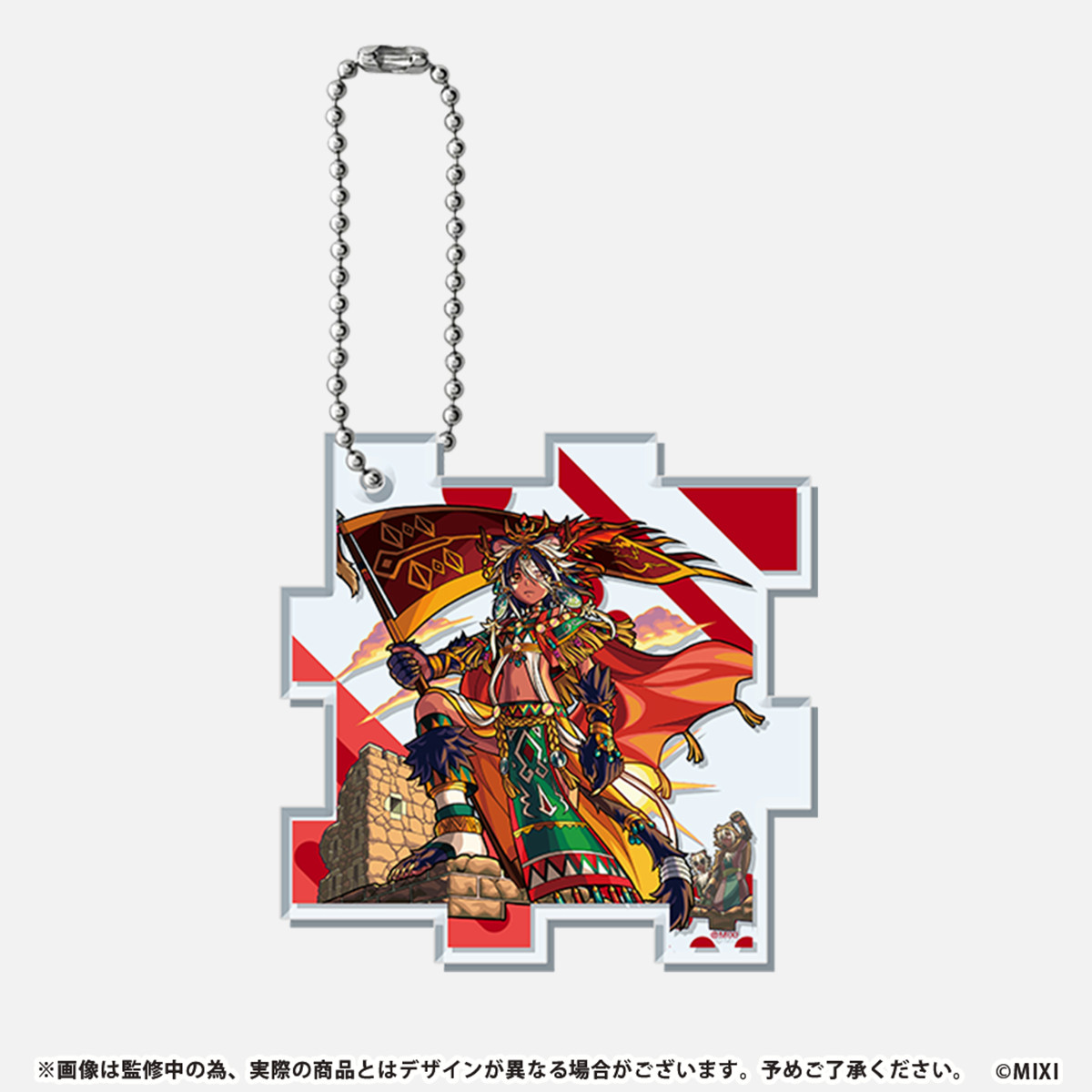 アクキー モンストア グッズガチャ ケモみみアクリルパズルキーホルダー(全30種)