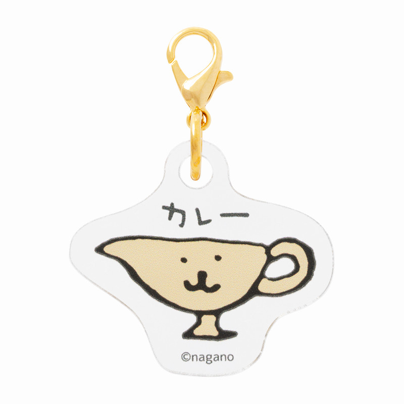 ナガノキャラクターズ おかおがついたおちびな食べものアクリル