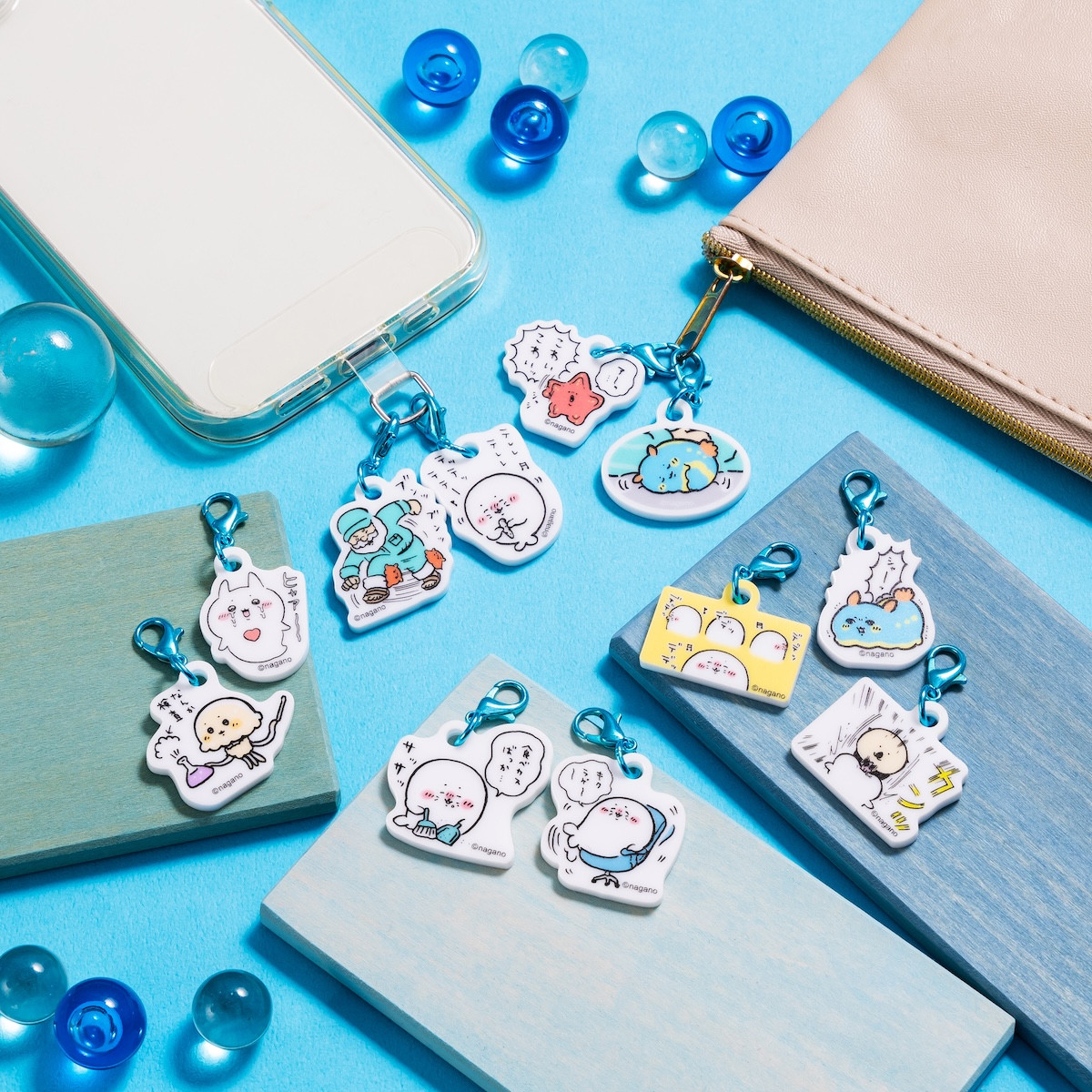 追加販売】ナガノキャラクターズ アザラシたちのアクリルチャーム （全