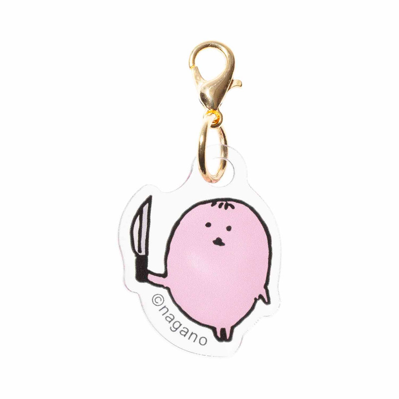 再販】ナガノキャラクターズ もぐらコロッケだらけのアクリルチャーム