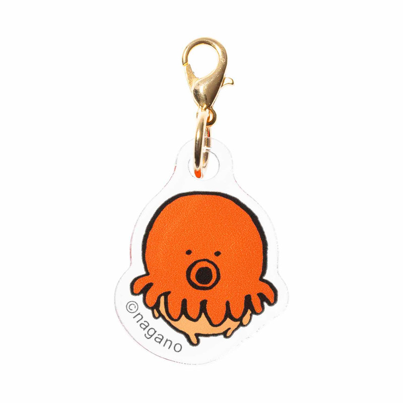 再販】ナガノキャラクターズ もぐらコロッケだらけのアクリルチャーム