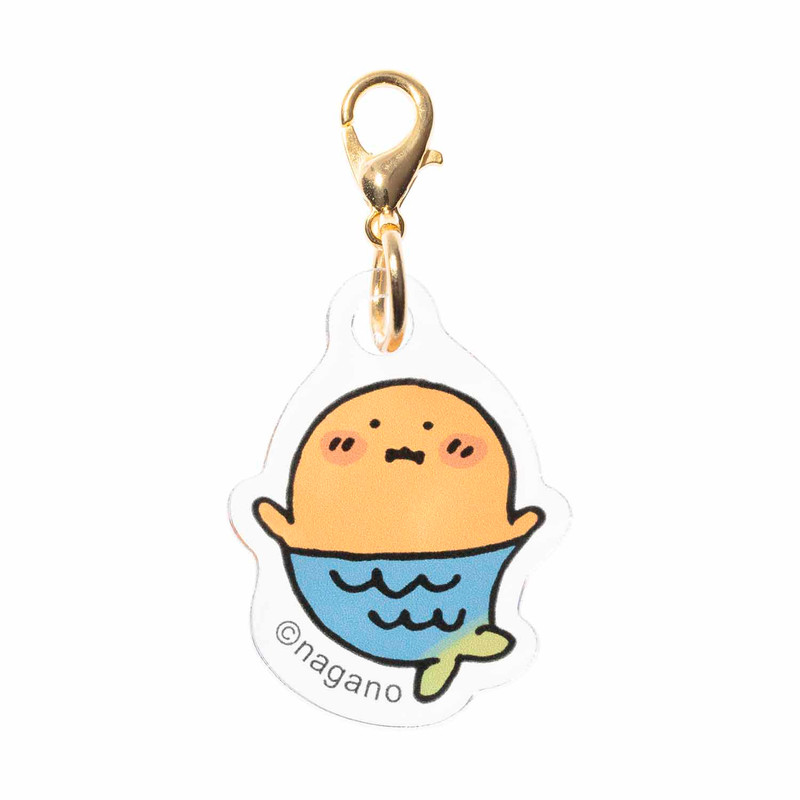 再販】ナガノキャラクターズ もぐらコロッケだらけのアクリルチャーム