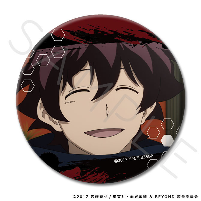 ジャンプフェスタ　血界戦線　レオナルド　複製サイン　缶バッジ　キーホルダー ジャンプフェスタ 血界戦線 レオナルド 複製サイン 缶バッジ