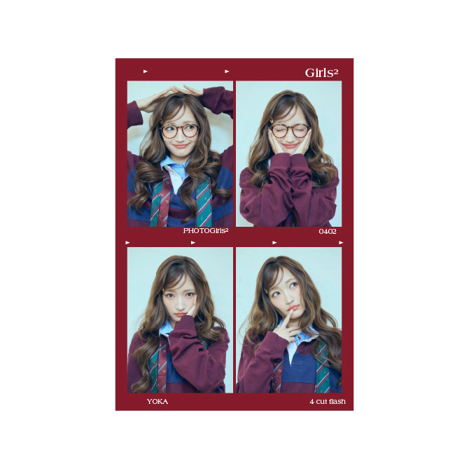 Girls2×Q10コラボ チェキ Girls² On-Line Capsule2025 - GL² On-Line Capsule - GL² On